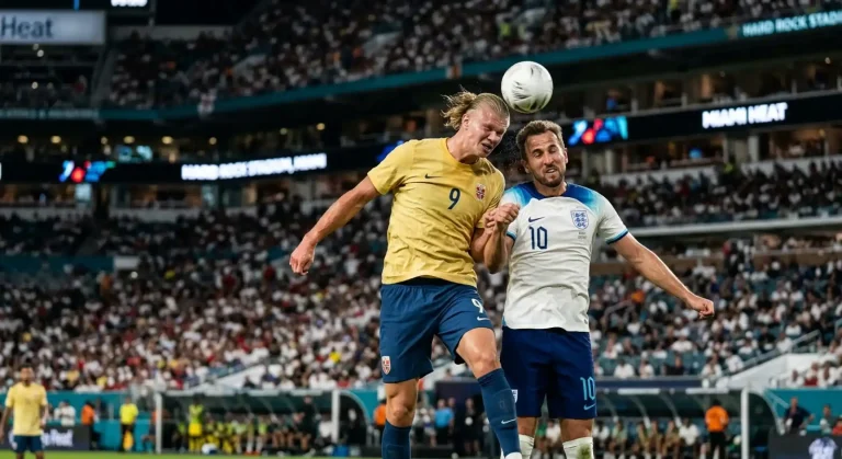 Norveška – Anglija: ob 23:00 v Miamiu, Haaland in Kane v prvem četrtfinalnem srečanju v zgodovini